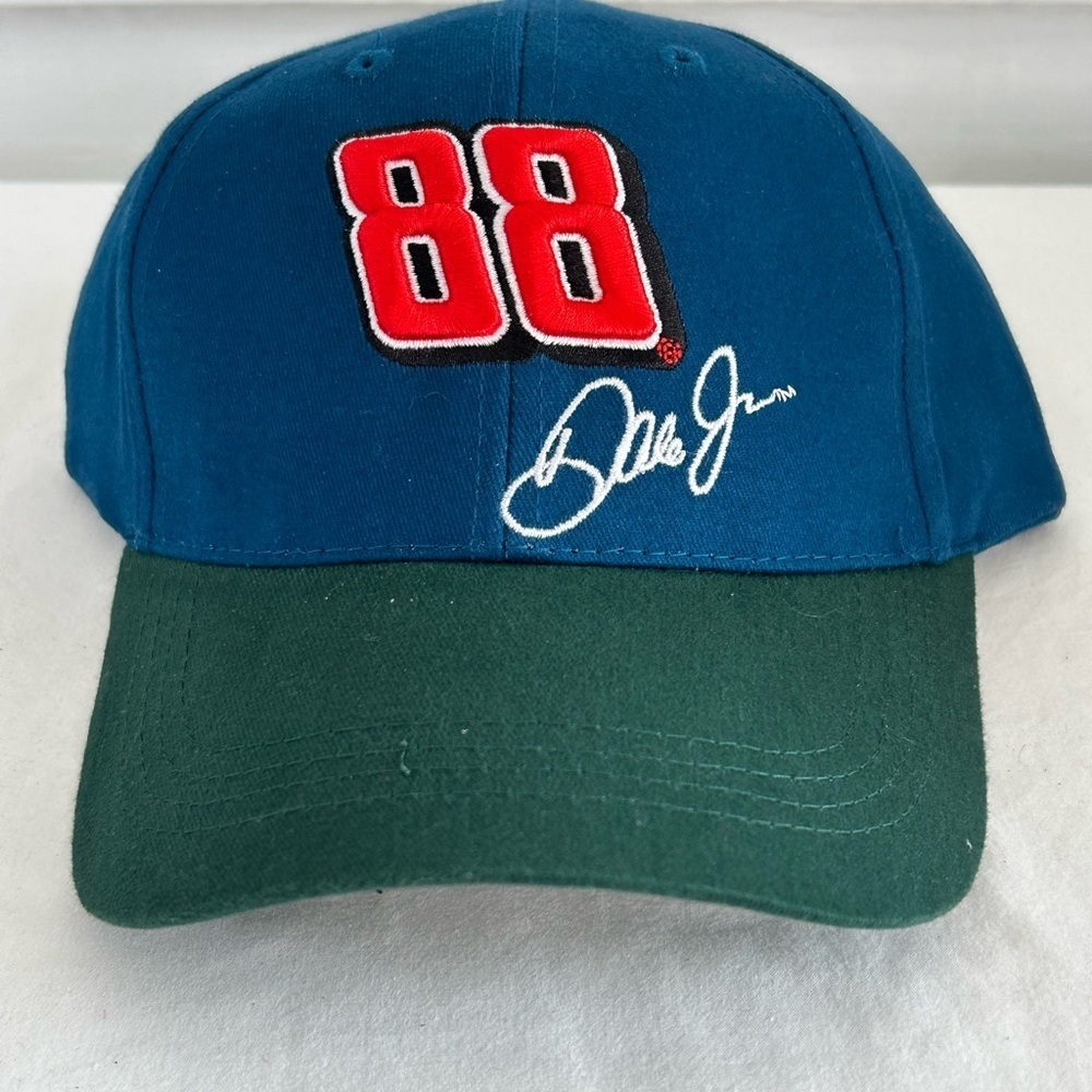 Dale Earnhardt Jr. Blue and Green Cap with 88 Logo